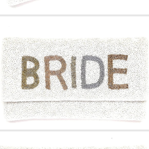 COPY - BRIDE Breaded Purse White - Picture 3 of 6